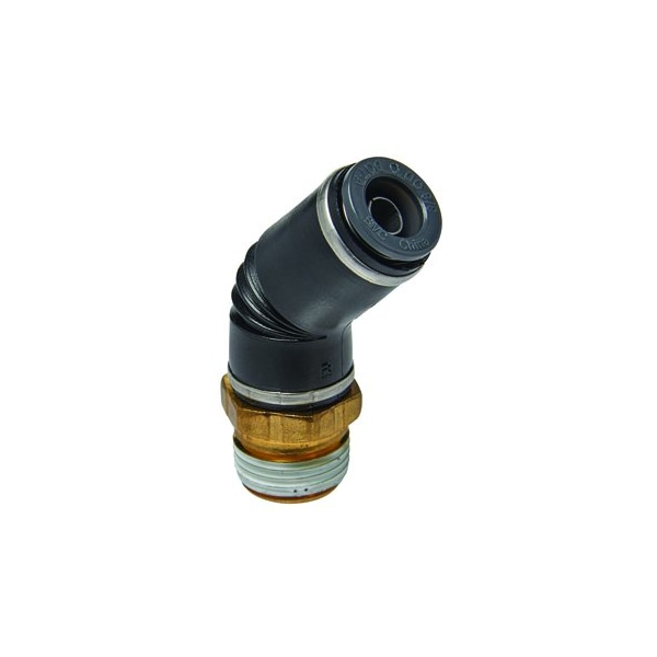 S.U.R. & R. Auto Parts 45deg Swvl M Elbow 3/8"TubeX3/8"NPT (2) SRRAB4340 - main